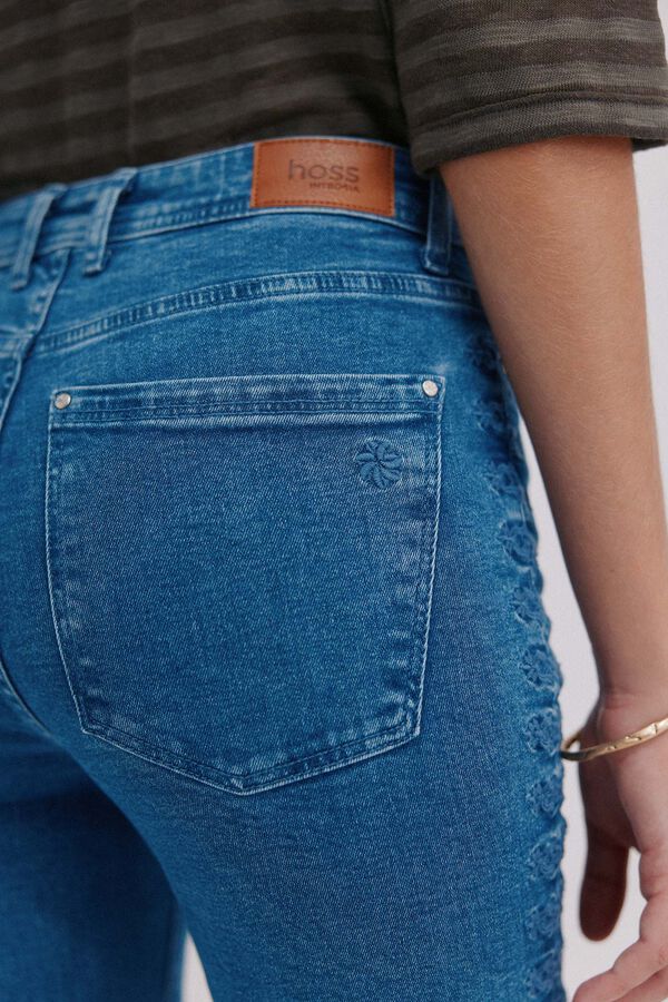 Hoss Intropia Bernadette. Vaqueros bootcut Azul