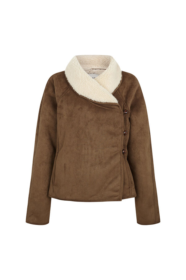 Hoss Intropia Delphi.Chaqueta doble faz Verde oscuro