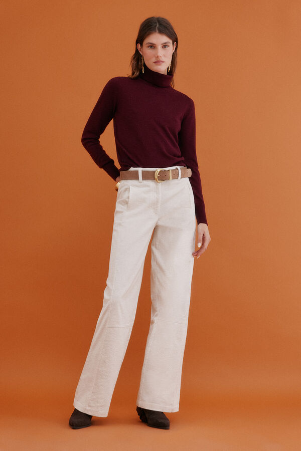 Hoss Intropia Ilse. Jersey cuello vuelto Naranja