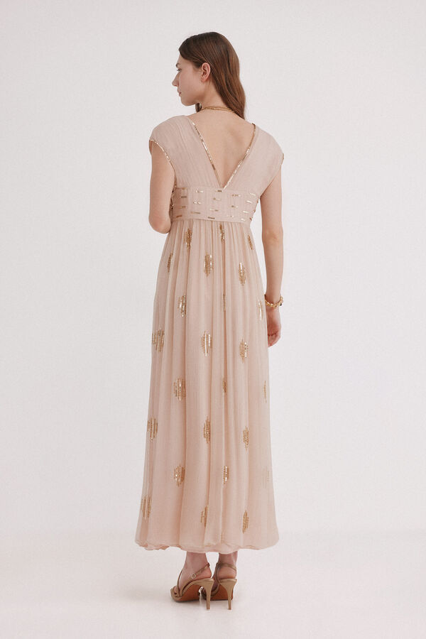 Hoss Intropia Aurora. Vestido bordado Subiu