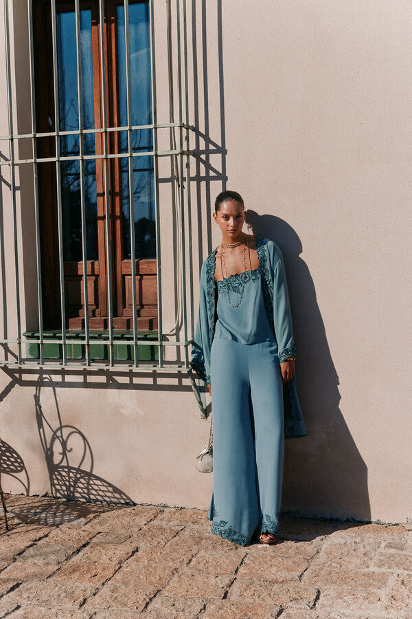 Hoss Intropia Persia. Cal&ccedil;a comprida  Azul