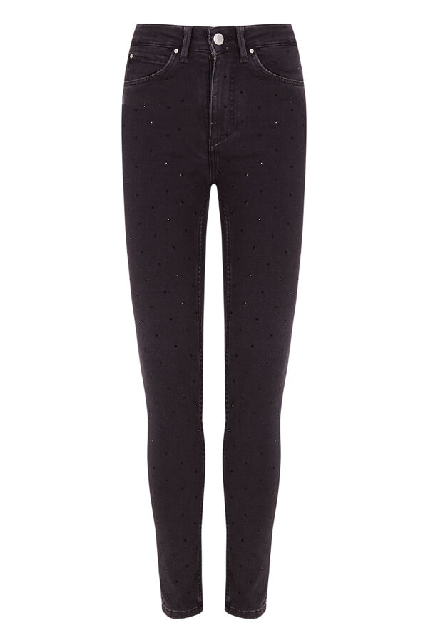 Hoss Intropia Odila. Jeans skinny con brillos Negro
