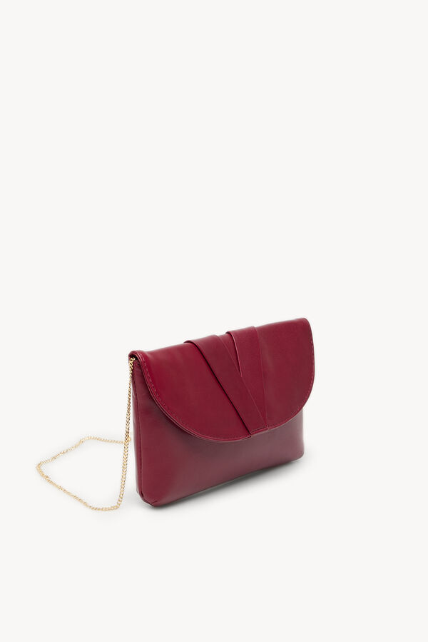 Hoss Intropia Noha. Cartera de piel Granate