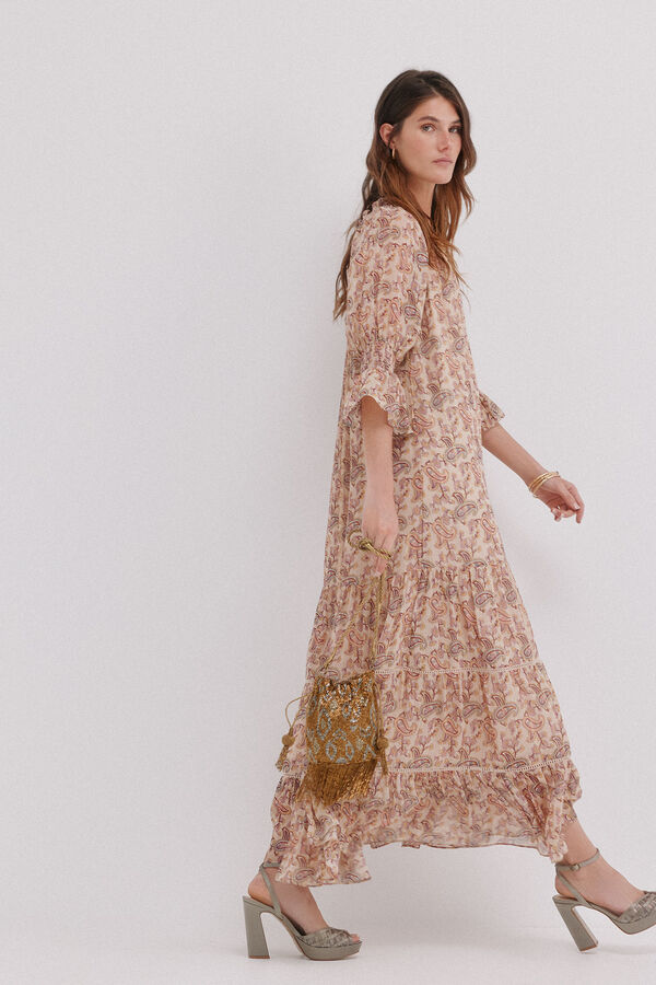 Hoss Intropia Lidia. Vestido com estampado paisley Multicolorido
