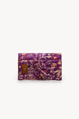 Hoss Intropia Celia. Joyero de algodón estampado Dorado