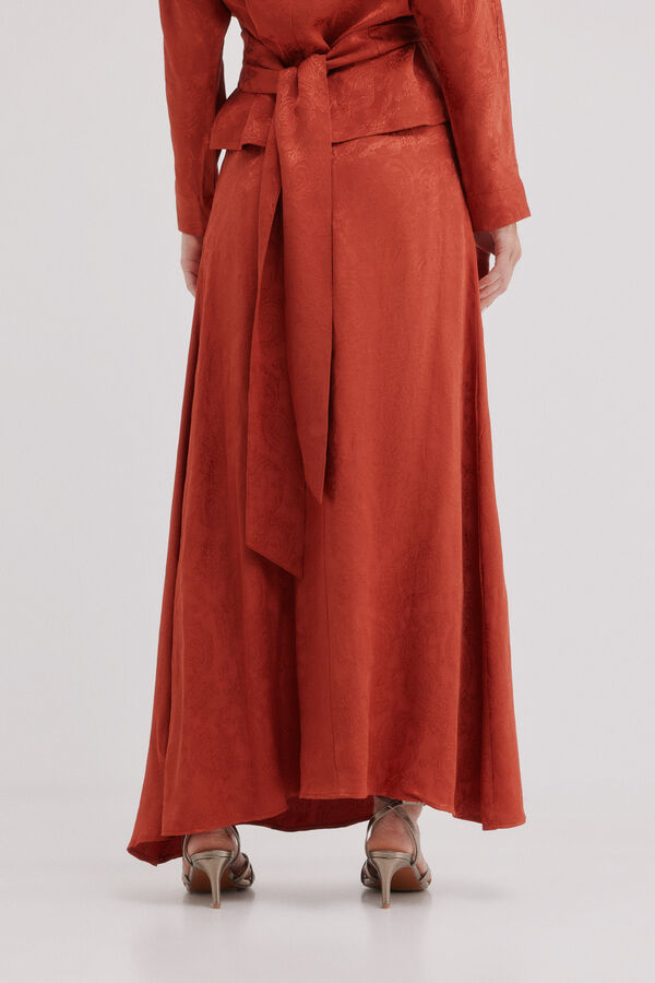 Hoss Intropia Ren&eacute;.Falda jacquard Rosa