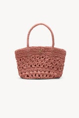 Hoss Intropia Nunile. Mini bolso fibras naturales Rosa