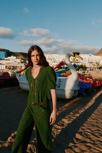 Hoss Intropia Casilda. Blusa rom&aacute;ntica entallada