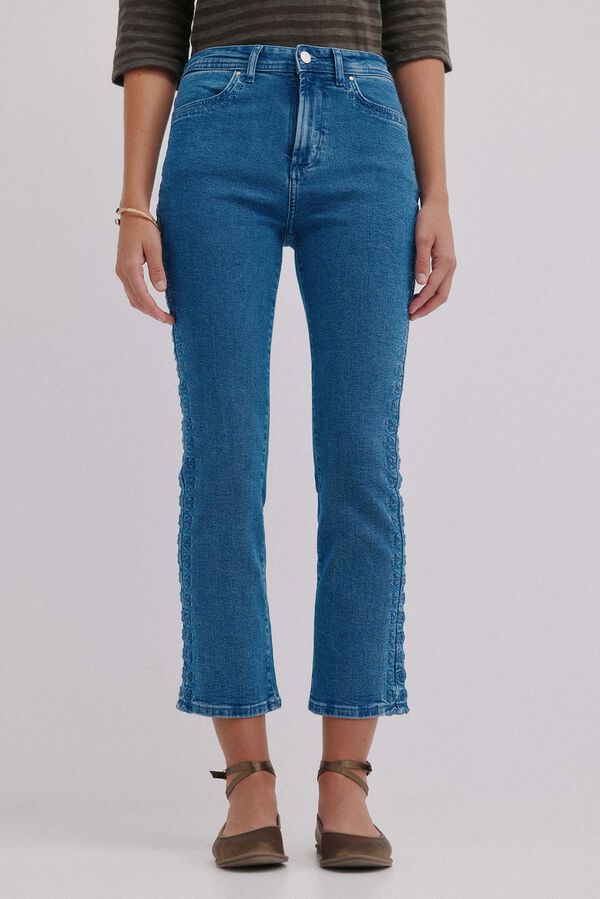 Hoss Intropia Bernadette. Vaqueros bootcut Azul