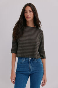 Hoss Intropia Magdalena. Camiseta riscas
