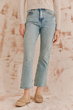 Hoss Intropia Bianca. Jeans con corte de bota Azul