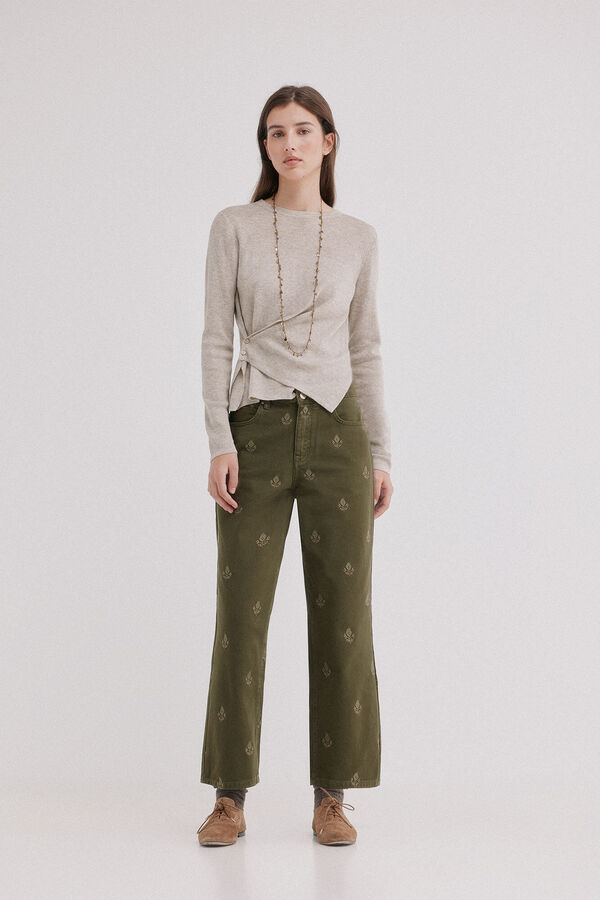 Hoss Intropia Amaya.Jeans fit Mom Khaki