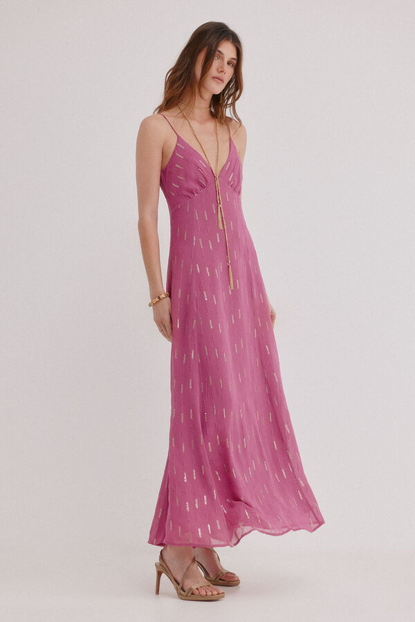 Hoss Intropia Angela. Vestido flu&iacute;do Rosa