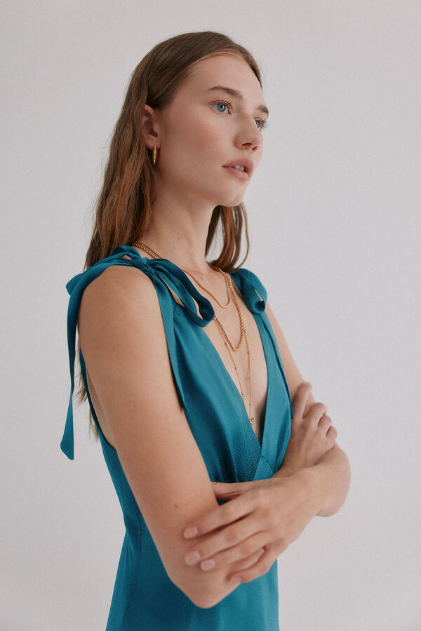 Hoss Intropia Leonor. Vestido midi Azul