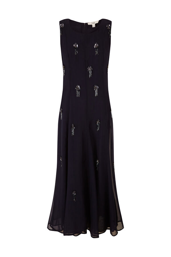 Hoss Intropia Althea. Vestido de missangas Azul
