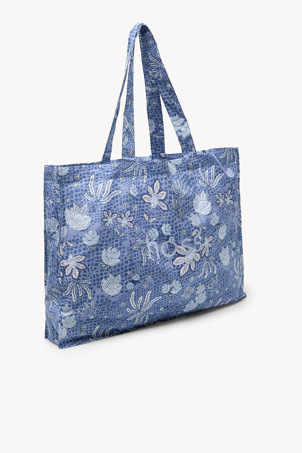 Hoss Intropia Numa. Bolsa de tela Azul