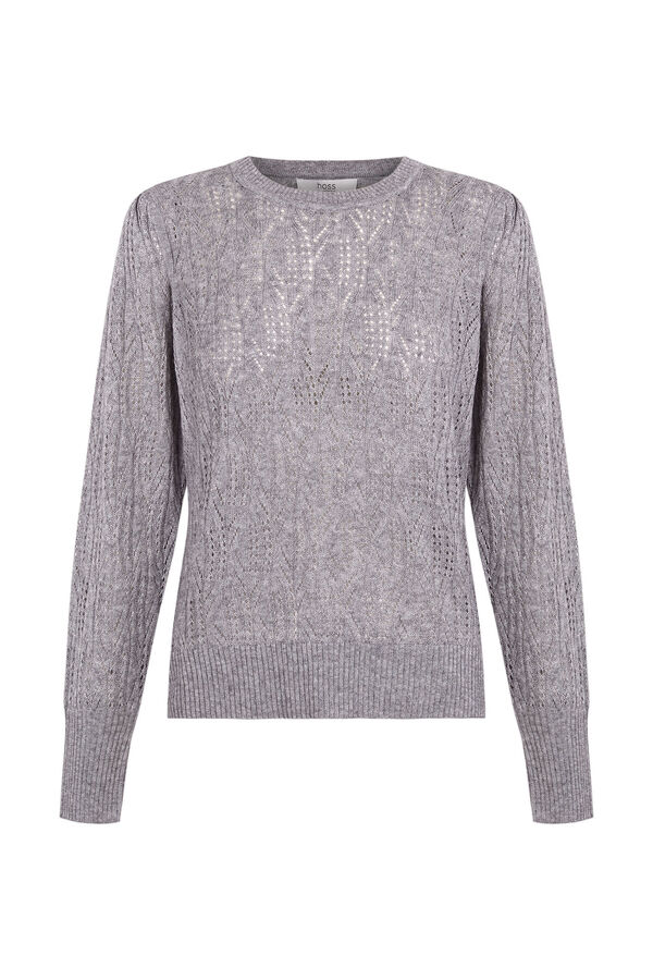 Hoss Intropia Thais. Jersey calado Gris