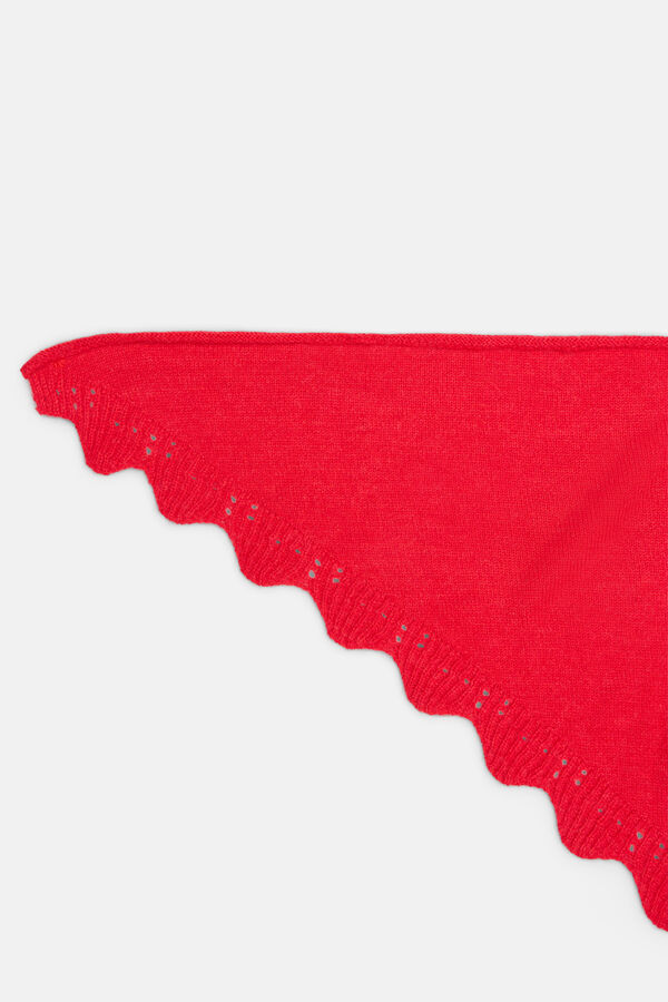 Hoss Intropia Lily. Chal de punto con ondas rojo