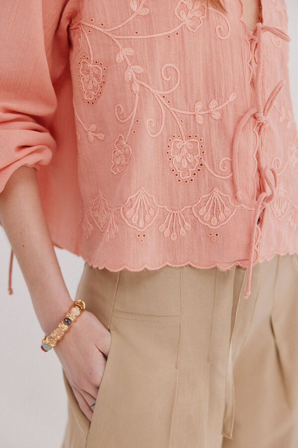 Hoss Intropia Galilea. Blusa manga larga Rosa