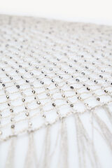 Hoss Intropia Malia. Chal bordado con abalorios Dorado