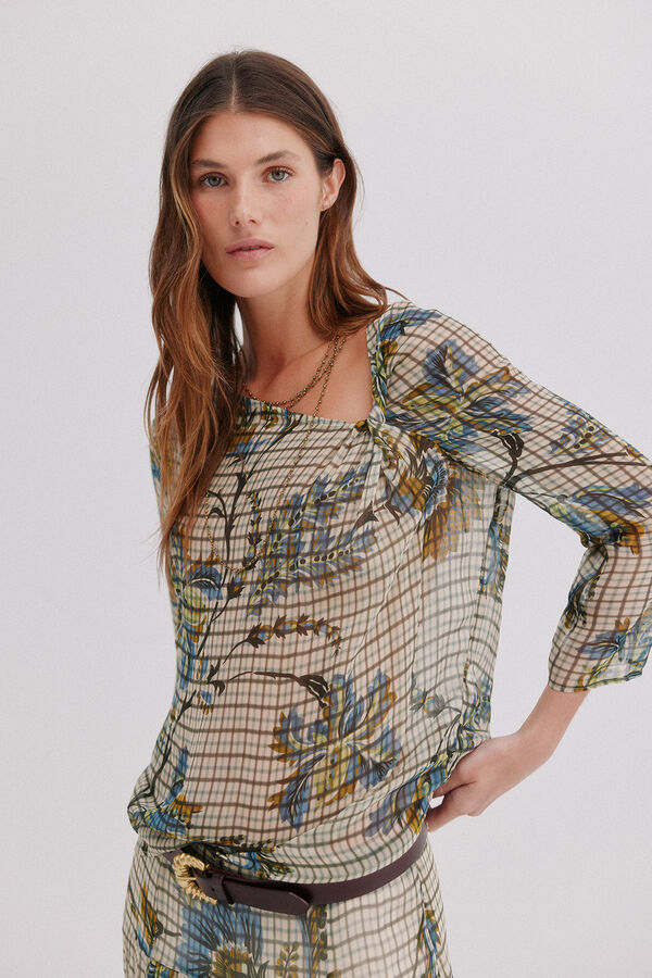 Hoss Intropia Cianna. Blusa estampada Multicolor