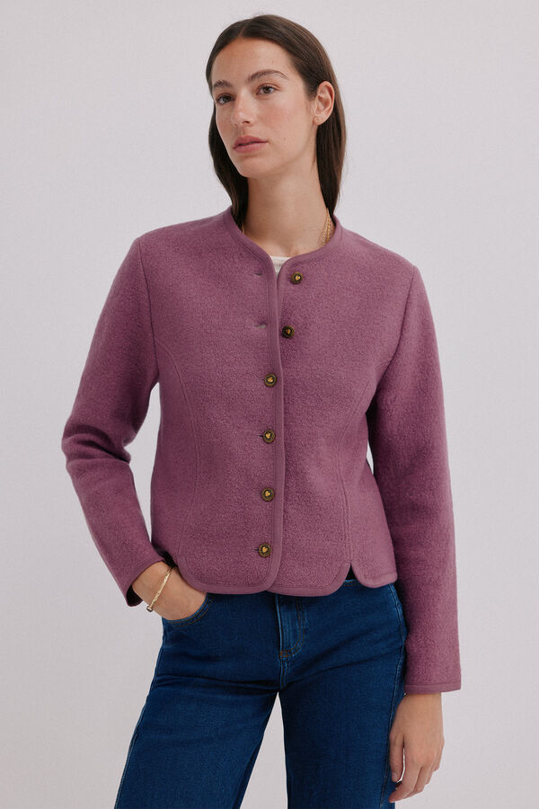 Hoss Intropia Zoe. Jaqueta austríaca Roxo