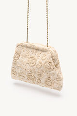 Hoss Intropia Nelsa. Bolsa bordado Beige