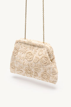 Hoss Intropia Nelsa. Bolsa bordado Beige