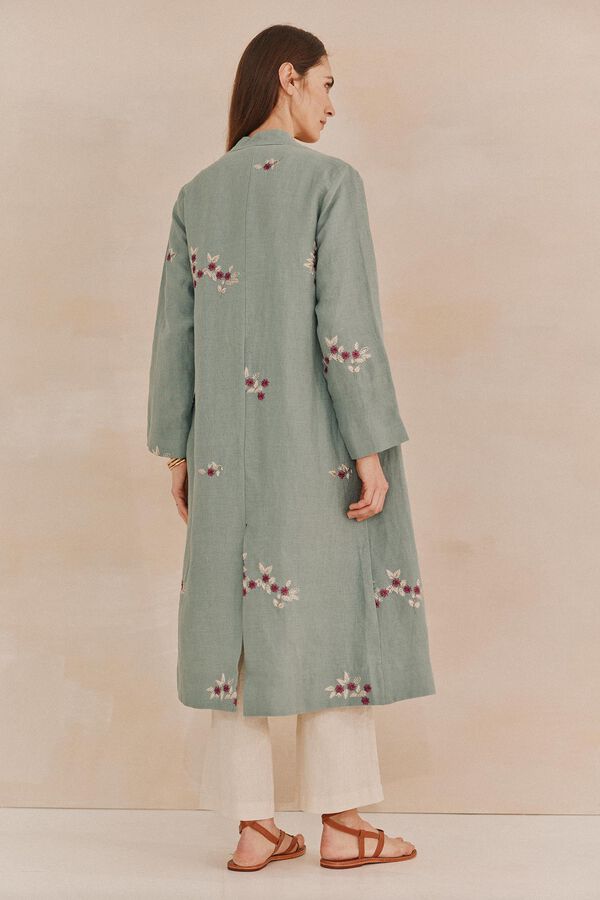 Hoss Intropia Eloise. Kimono bordado Azul