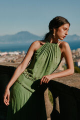 Hoss Intropia Clarisa. Blusa missangas Verde