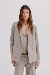 Hoss Intropia Eleanor. Blazer cruzado Ecru