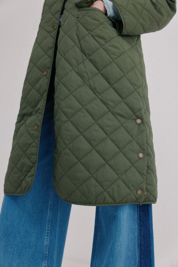 Hoss Intropia Daria. Sneaker acolchoada Verde