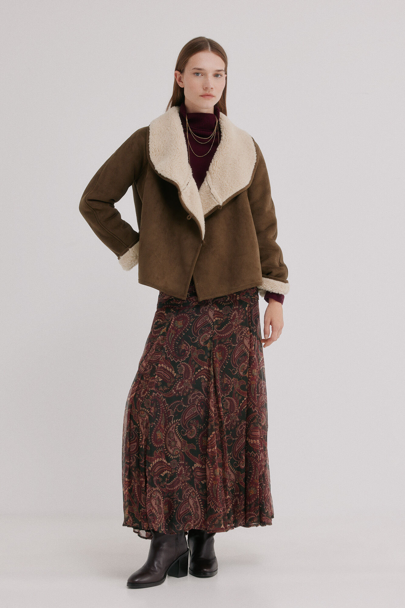 Hoss Intropia Delphi.Chaqueta doble faz