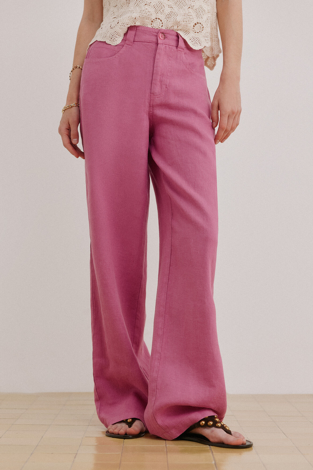 Hoss Intropia Paupa. Pantal&oacute;n de lino