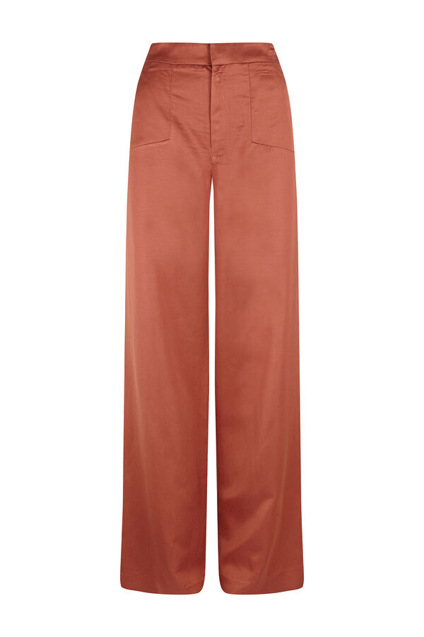 Hoss Intropia Pen&eacute;lope. Cal&ccedil;a em tecido acetinado Subiu