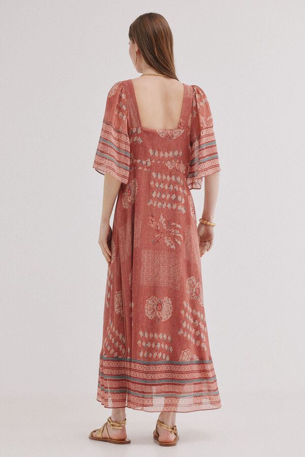 Hoss Intropia Ana. Vestido midi flu&iacute;do Multicolor