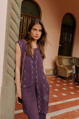 Hoss Intropia Cira. Blusa bordada Morado