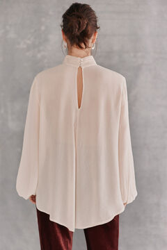 Hoss Intropia Celia.Blusa bordada Marfil