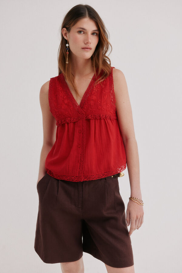 Hoss Intropia Brinco cora&ccedil;&atilde;o liso Dourado