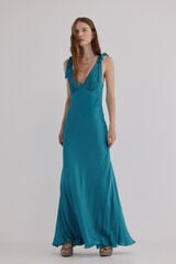 Hoss Intropia Leonor. Vestido midi Azul