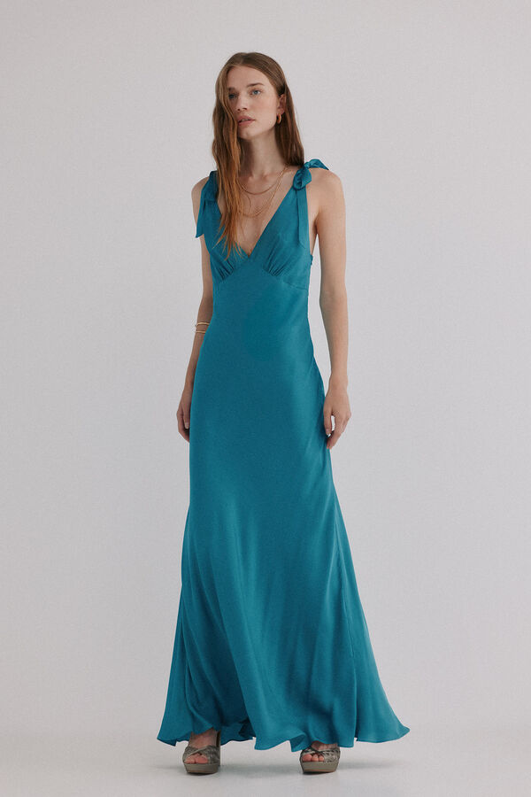 Hoss Intropia Leonor. Vestido midi Azul