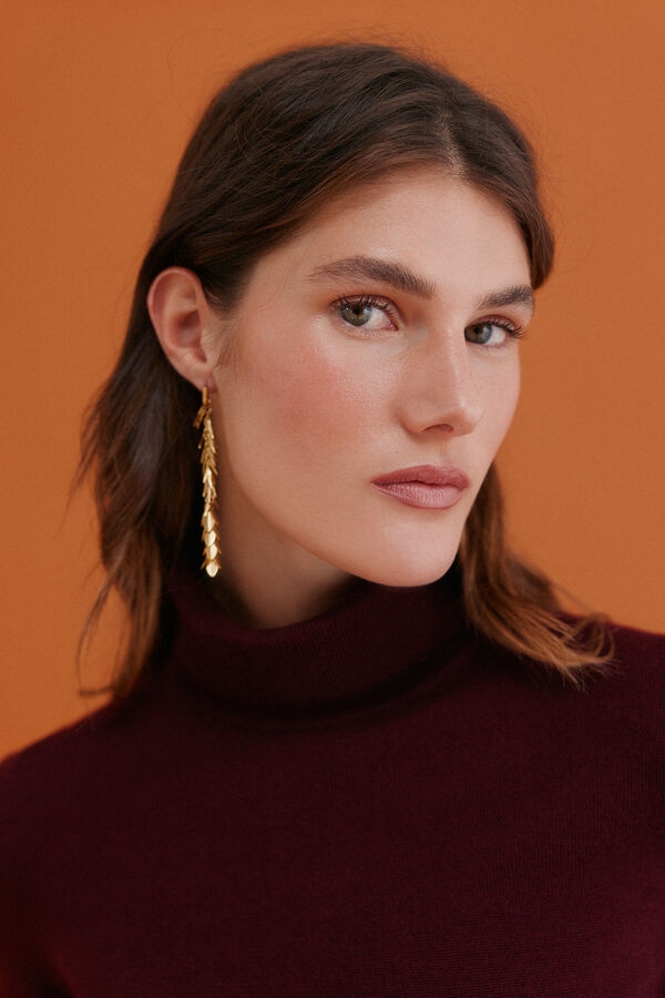 Hoss Intropia Ilse. Jersey cuello vuelto Naranja