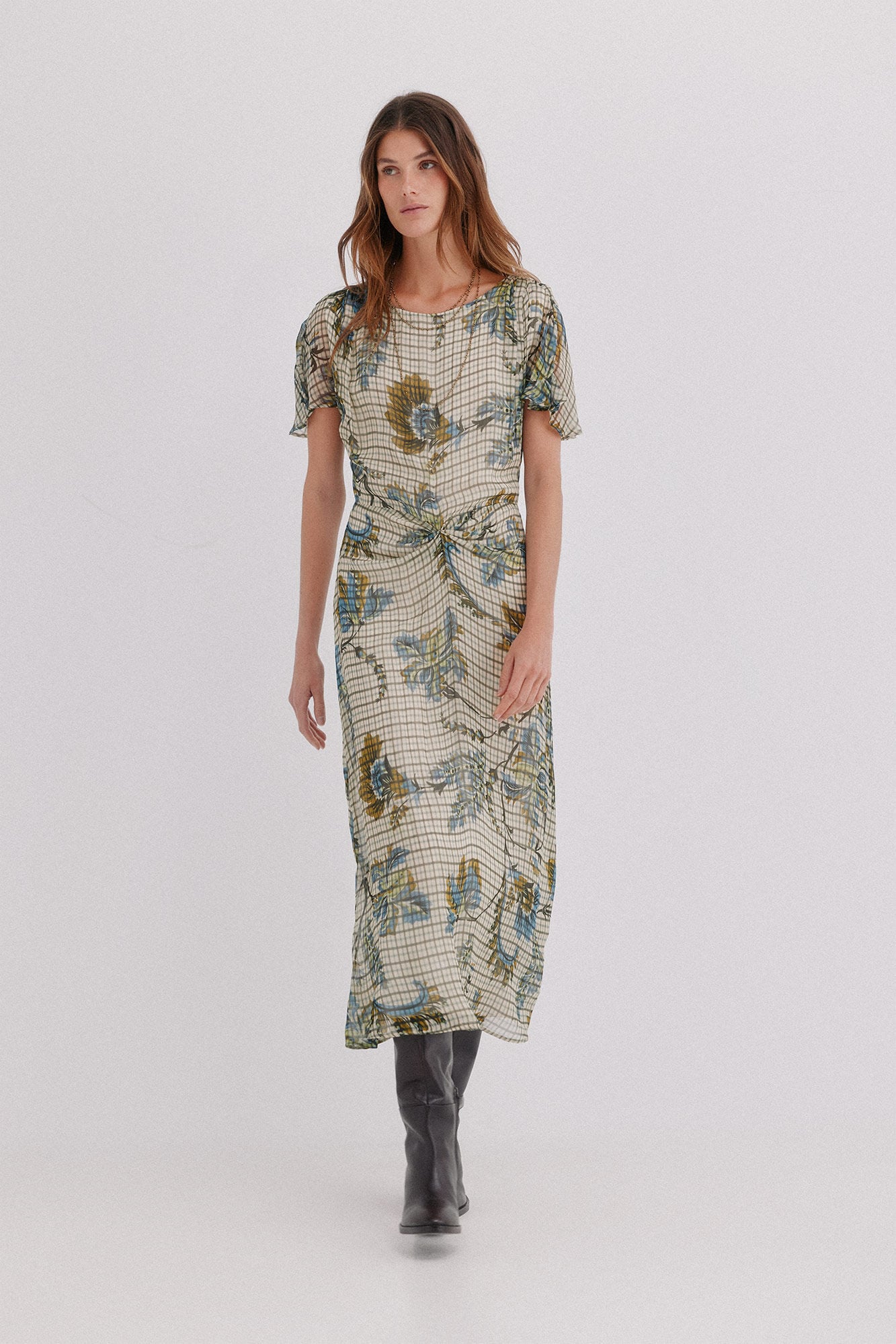 Hoss Intropia Aline. Vestido estampado