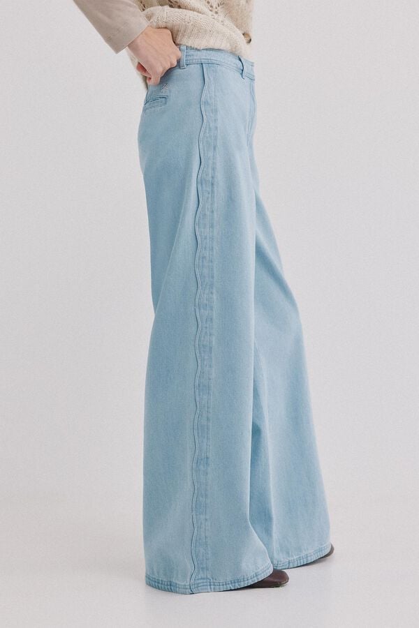 Hoss Intropia Brianna. Jeans retos Azul