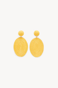 Hoss Intropia Luna Brincos acetinados Amarelo