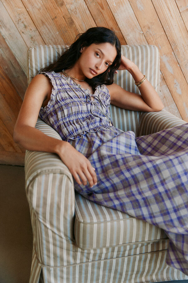 Hoss Intropia Ashley. Vestido cuadros Multicolor