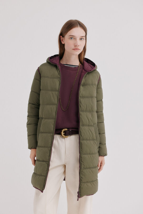 Hoss Intropia Dorothy. Casaco revers&iacute;vel Khaki
