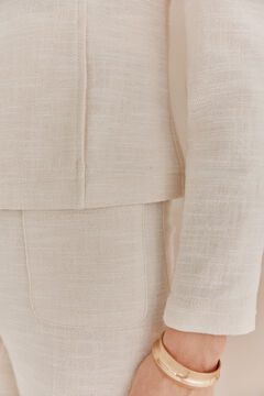 Hoss Intropia Elena. Blusão elegante Branco