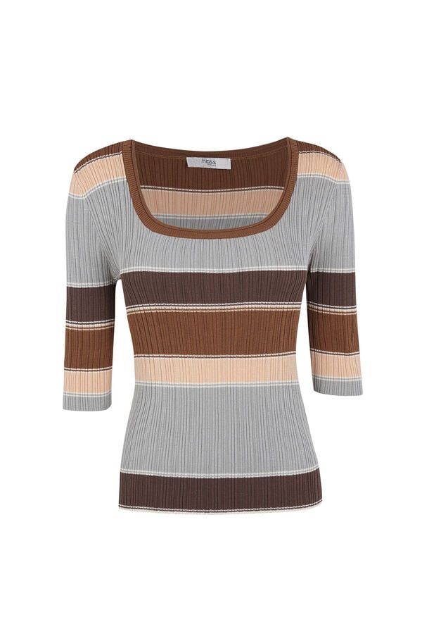 Hoss Intropia Top de riscas Multicolorido