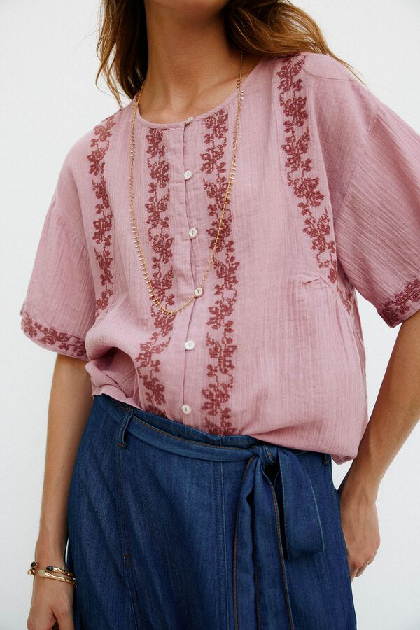Hoss Intropia Gemma. Blusa romántica Lila